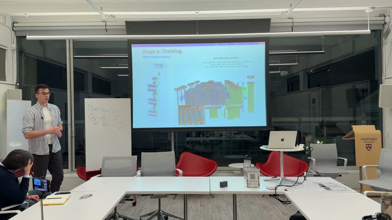 Karlo explaining how language models work