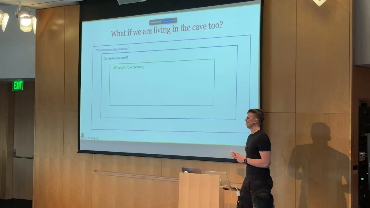 Karlo lecturing in an MIT auditorium